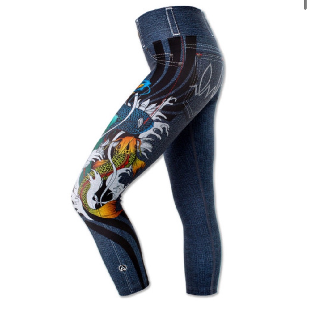 INKnBURN ‘Dragon’s Gate’ Capris